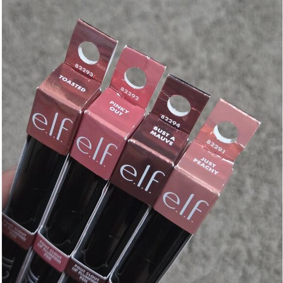 e.l.f. Pout Clout Lip Plumping Pens Bundle Lot of 4 Pink‎ Mauve - NEW - Picture 3 of 5